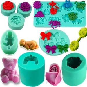 SILIKON FORM Ausstecherform Fondant Kuchen Backform Ausstech Tortendeko MARZIPAN - Bild 1 von 16