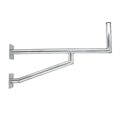 PremiumX 100 cm soporte de pared ALUMINIO 2x placa de pared 1 m soporte de pared SAT cuenco espejo