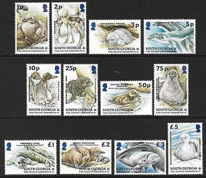 SOUTH GEORGIA  2004  JUVENILE FAUNA  SET OF 12  MNH - Picture 1 of 1