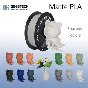 Filamento para impresora 3D Geeetech 1,75 mm mate PLA 3D filamento 1 kg por rollo 14 colores - Imagen 1 de 21