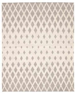 Vintage Hand Woven Carpet 8'1" x 10'0" Traditional Wool Kilim Rug - Picture 1 of 9