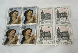 2 Set di 4 Francobolli Commemorativi Città del Vaticano 1970, 1973 Santa Teresa - Foto 1 di 5