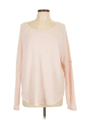 Sweet Romeo Women Pink Pullover Sweater 1X Plus - Image 1 of 4