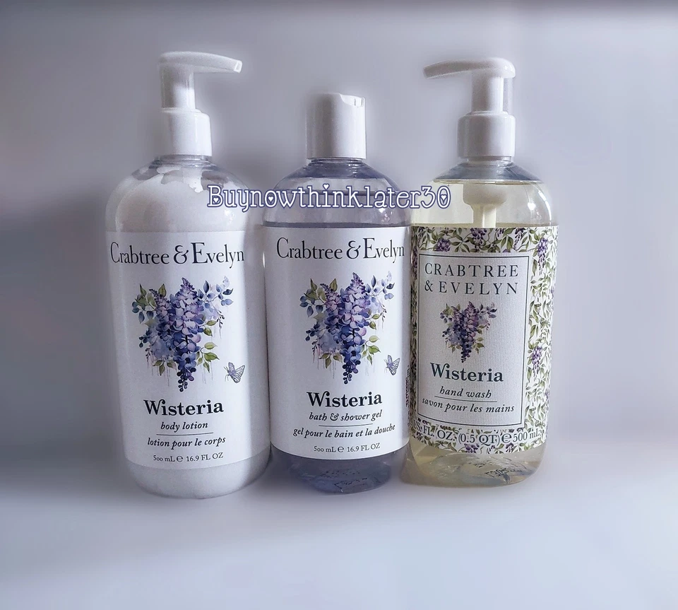 🆕 Crabtree & Evelyn Gel de Ducha Loción Corporal Juego de Lavado de Manos ¡Descontinuado! Foto 1 de 1