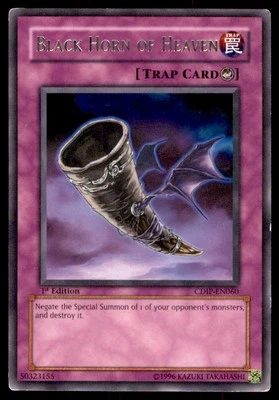 Yu-Gi-Oh! Black Horn of Heaven #CDIP-EN060 1st Edition Light Play - Image 1 of 2