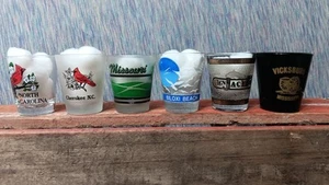 Vintage Südstaaten Souvenir Schnapsgläser - Bild 1 von 8