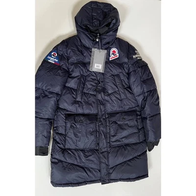 Parka Larga con Capucha Invicta Karakorum Chaqueta Para Hombre Azul Marino 4432362U-1076 XL Foto 1 de 4