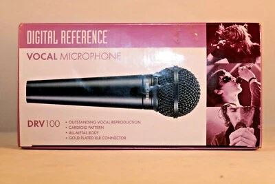 DIGITAL REFERENCE DRV 100 DYNAMIC WIRED VOCAL MICROPHONE ALL METAL BODY - Image 1 of 4