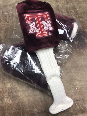 Texas A&m University Aggies Golf Club Headcover For Drivers/woods 3 Covers - Image 1 of 4
