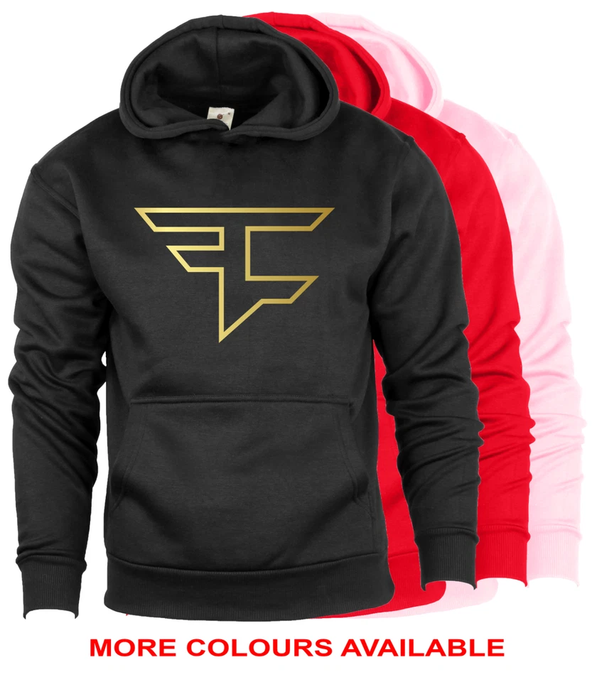 BLACK MACAW Faze Clan Kids Boys Hoodie Merch Gaming Youtuber Team Liquid 100 Thieves Gift