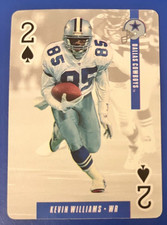 1994 Bicycle Sports Collection Playing Card Ditka's Picks 2S ~ Kevin Williams
