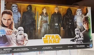 Disney Star Wars 12” Rivals 6 Pack Darth Vader Luke Rey Kylo Ren Stormtroopers - Picture 1 of 6