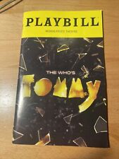 The Who’s TOMMY Apr 2024 Broadway Playbill! ALI LOUIS BOURZGUI Bobby Conte +!