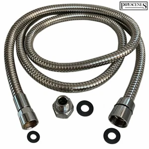 Shower Hose for Pull Out Shower / Tap with Small end 3/8" / 15mm 200cm Long - Picture 1 of 8