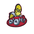 Simpsons- Homer " D'Oh " Découpé 3.5 " Patch Brodé
