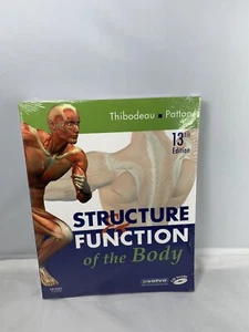 Structure and Function of the Body Paperback Patton Thibodeau 13th Sealed New - Foto 1 di 3