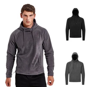 Sudadera con capucha de lana lisa súper suave para hombre suéter de microfleece con capucha TriDri - Imagen 1 de 12