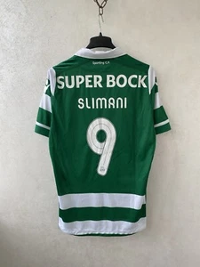 Sporting Lisbon #9 Islam Slimani Macron Jersey Football Shirt Size M - Imagen 1 de 24