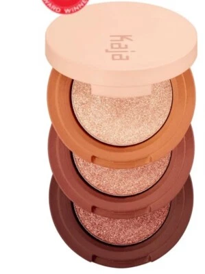 KAJA Beauty Bento Bouncy Shimmer Eyeshadow Trio - "03 TOASTED CARAMEL" - NIB - Image 1 of 4