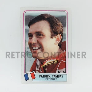 Panini GRAND PRIX 1984 Patrick Tambay Scratch N' Play Plastic Formula One - Picture 1 of 1
