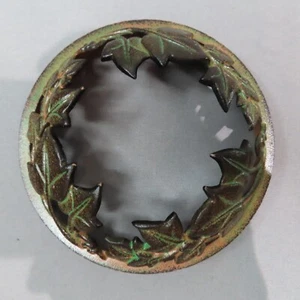 YANKEE CANDLE Burnished Autumn Leaves Illuma Deckel Glas Kerzenaufsatz Metall - Bild 1 von 8