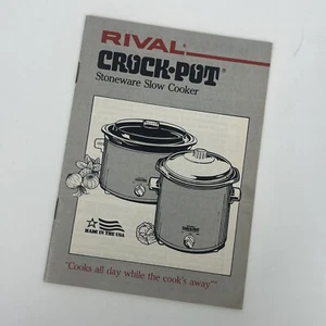 Rival Crock Pot Stoneware Slow Cooker (Manual Only, 1982) - Picture 1 of 3