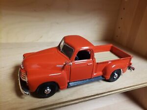 1950 PICKUP  Chevrolet 3100  scale 1/24 DIECAST MODEL "old red truck" retro