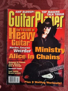 GUITAR PLAYER March 1996 Heavy Metal Ministry Alice In Chains Dweezil Zappa - Picture 1 of 1