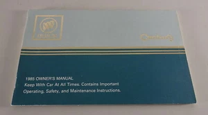 Manuale Dell'Owner / Manuale Buick Century Anno 1985 - Foto 1 di 2