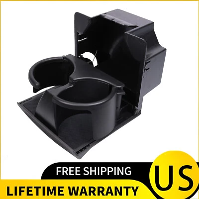 99679FD08 negro consola central tablero doble portavasos para Nissan Titan 2008-2015 Foto 1 de 4