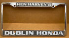 RARE HONDA KEN HARVEY’S ( DUBLIN CA.) CAR DEALER-LICENSE PLATE FRAME-VINTAGE