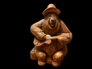 Vintage Disney Treasure Craft Big Al Cookie Jar Country Bear Jamboree - Picture 1 of 5
