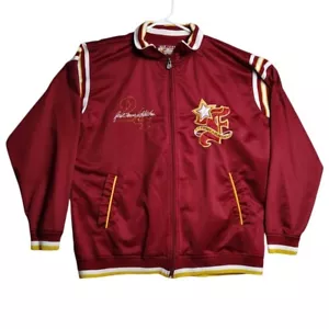 Raw Blue Vintage Classics Track Jacket Full Zip Maroon Gold Trim XL First Team - Picture 1 of 12
