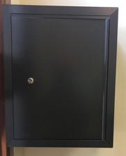Steel Through the Wall Drop Box, Mail Box, Receptacle Box Lock w/out Chute Used