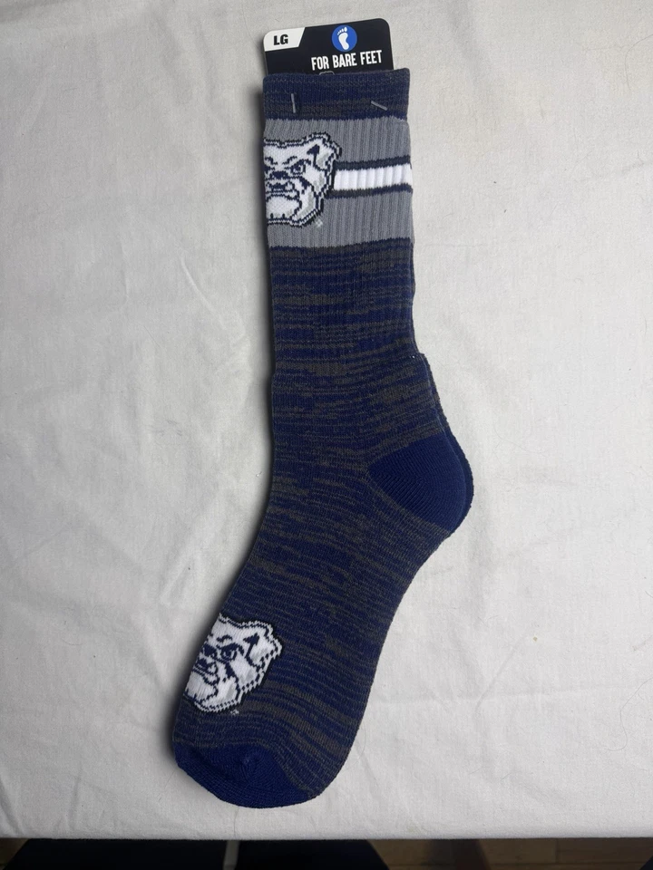 Calcetines grandes para hombre For Bare Feet NCAA First String Butler Bulldogs 10-13 azul marino Foto 1 de 1