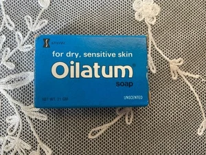 Botas De Colección Oilatum Bar Jabón Mini Profesional Muestra 21 GM Sin Perfume Nuevo de Lote Antiguo - Imagen 1 de 6