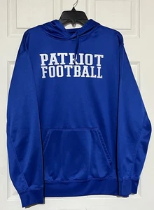 Patriots Light Pullover hooded Sweatshirt Patriots Logo Size Large See Pictures - Picture 1 of 7