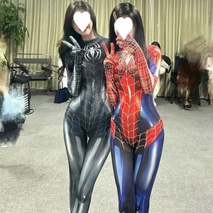Cosplay Spiderman Overall Damen Dessous Zentai Body Anzug Kostüm Halloween - Bild 1 von 19