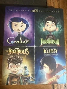 Ultimate Laika Collection Blu-ray Steelbook Coraline Kubo BoxTrolls ParaNorman - Picture 1 of 4