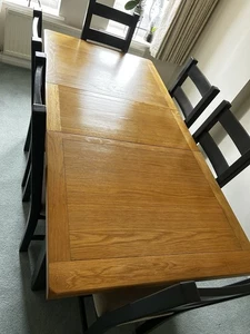 Oak Dining Table - Picture 1 of 4