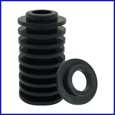 10x Dichtung für Kupplungskopf ohne Ventil Ersatzgummi Druckluftbremse Rot Gelb - Bild 1 von 3