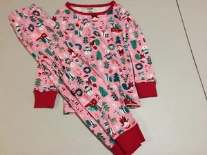 NWT Gymboree Christmas Girls Gymmies Santa Reindeer Pajama Set Many Sizes - Picture 1 of 1