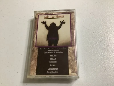 JOHN LEE HOOKER Cassette Tape THE HEALER 1989 Rock Blues Rare - Image 1 of 3