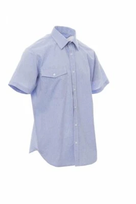 NSTF Taglie Forti Uomo Camicia Manica Corta Cotone Over Size Fino 6XL