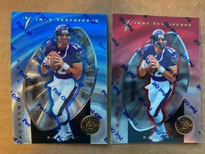 VINNY TESTAVERDE Lot /2499 1997 Pinnacle Totally Certified Platinum Blue Red 15 - Bild 1 von 2
