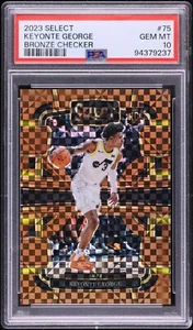 2023 Select Concourse Bronze Checker #75 Keyonte George RC ROOKIE /49 PSA 10 GEM - Bild 1 von 2