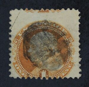 CKStamps: US Stamps Collection Scott#112 1c Pictorial Used Spot Thin CV$150