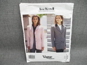 Vogue 1019 Sewing Pattern size 14 16 18 Anne Klein II Women's Jacket Blazer - Picture 1 of 7