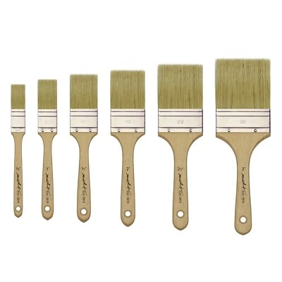 XDT#2815 Hake Artist Paint Brush Art Wax Brush Natural Bristles Comfort-Grip - image 1 of 2