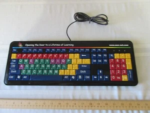 AWE Learning LB2B-AWE Colorful USB Keyboard (one Foot riser is missing) - Picture 1 of 6